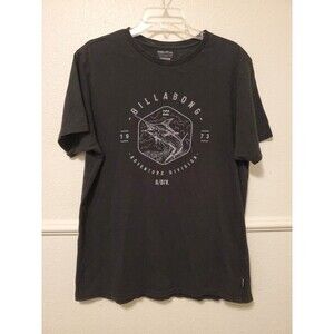 BILLABONG Florida Marlin Fishing Image Adult Size XL Black Short Sleeve Tee